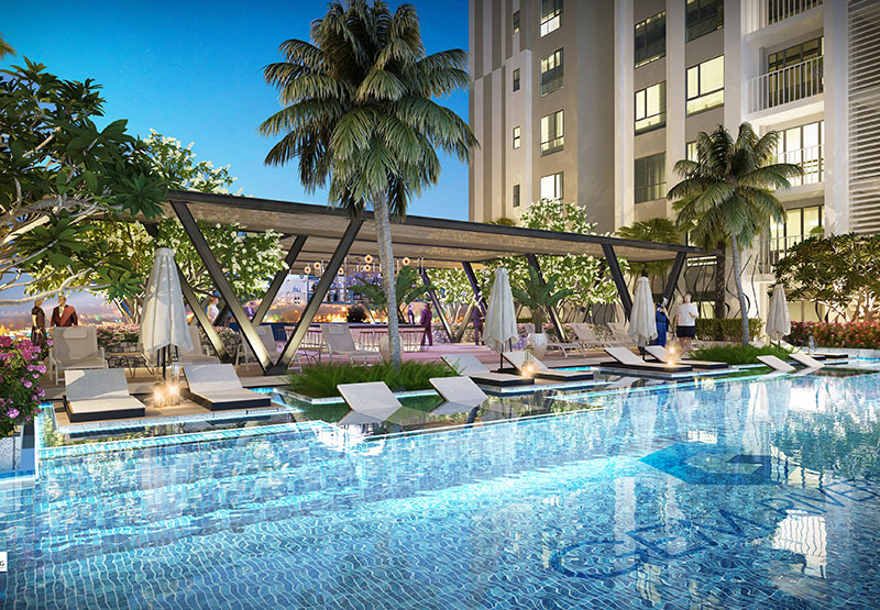 Hồ bơi gem riverside